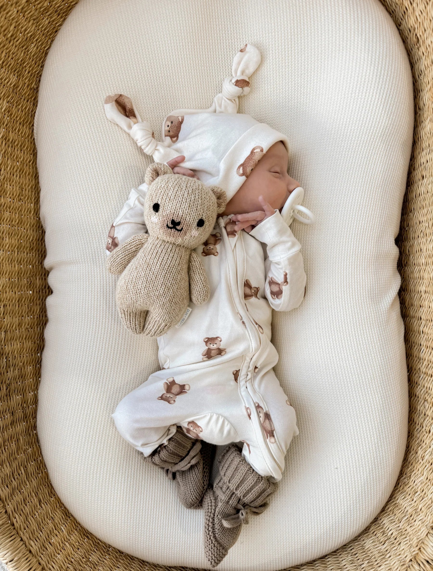 Little and Fern | Teddies Zip Romper