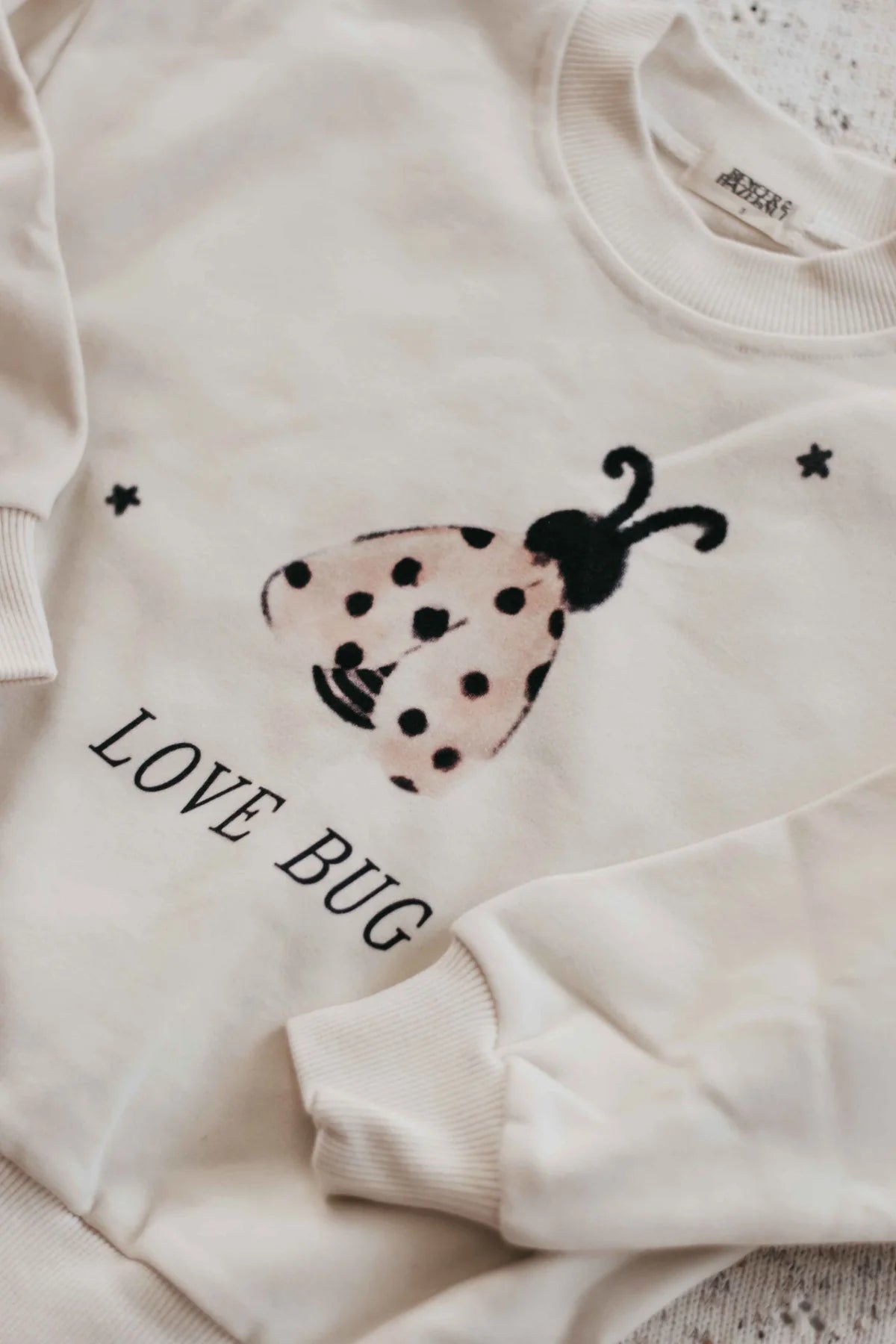 Bencer & Hazelnut Love Bug Graphic Sweater | SIZE 000 & 00
