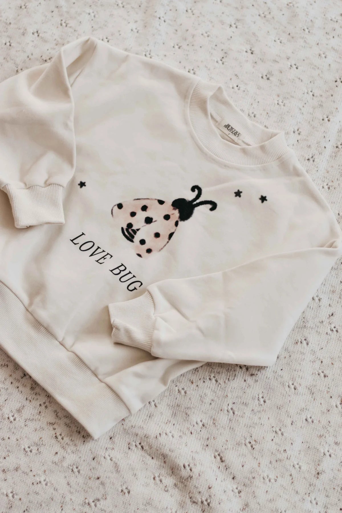 Bencer & Hazelnut Love Bug Graphic Sweater | SIZE 000 & 00