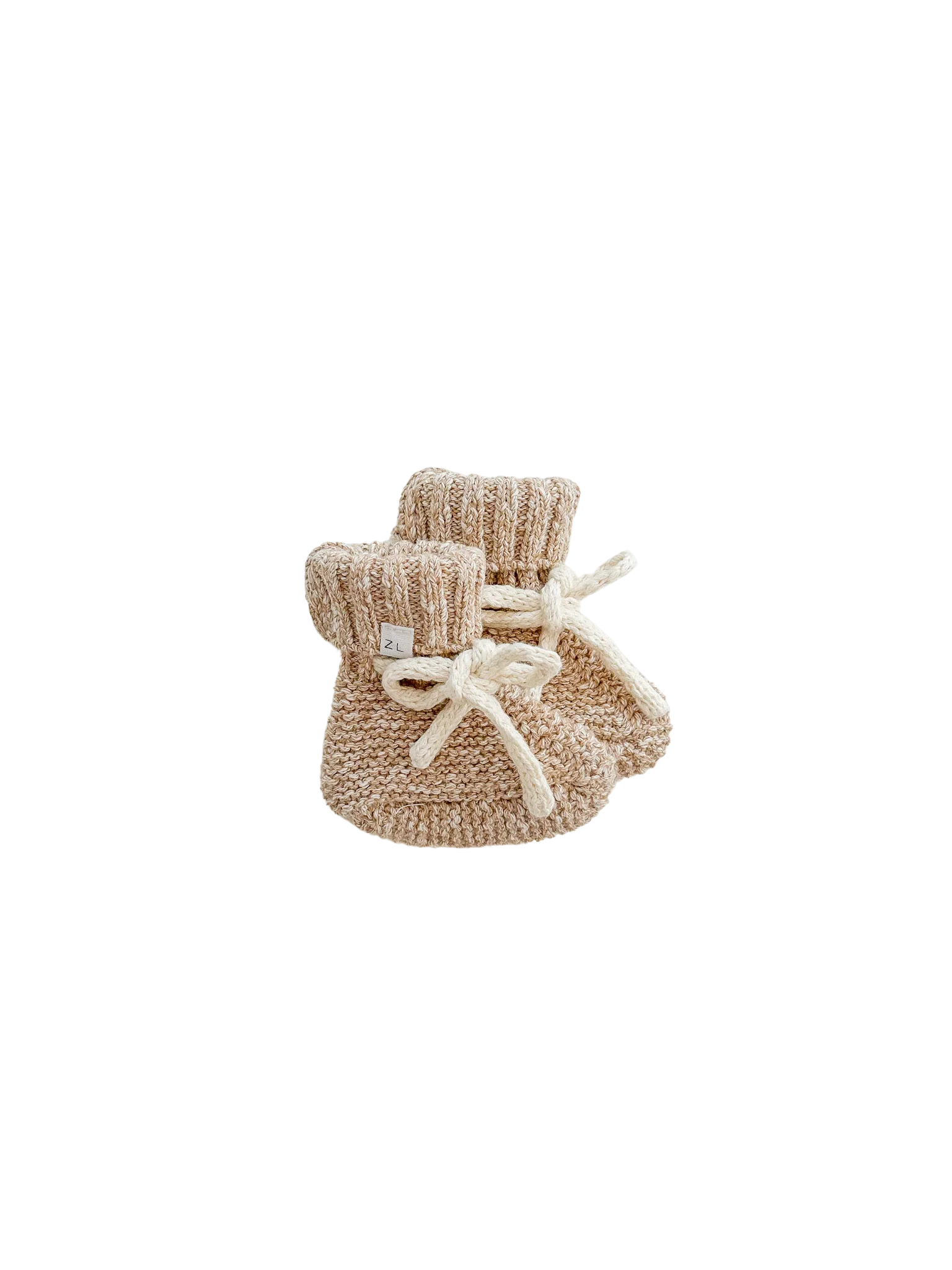 Ziggy Lou | Almond Booties | SIZE 3-6M