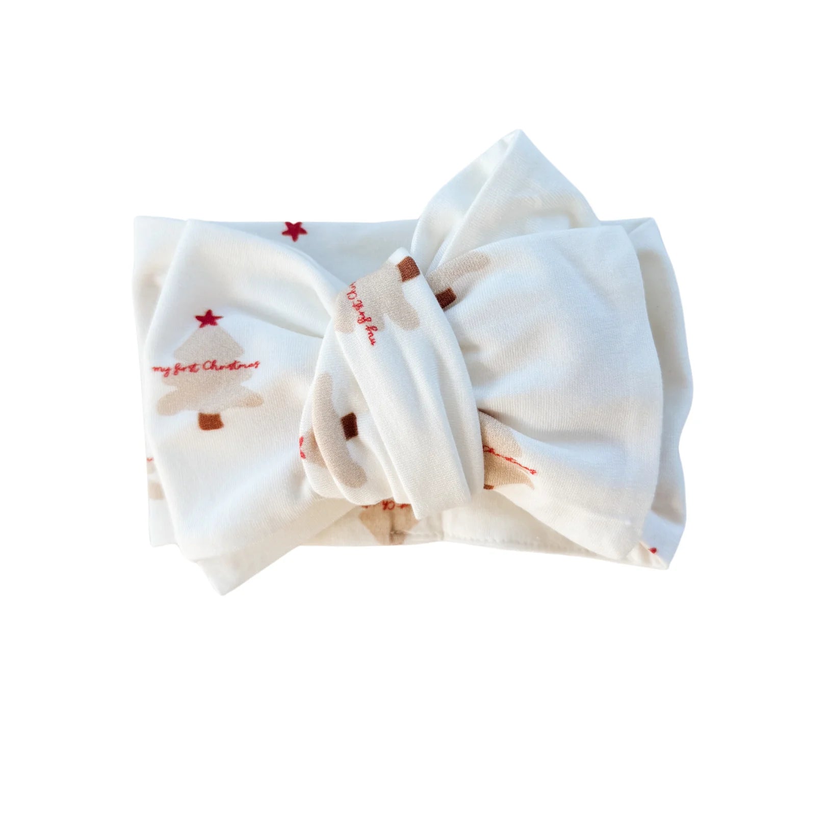 Little & Fern | My First Christmas Oversized Topknot