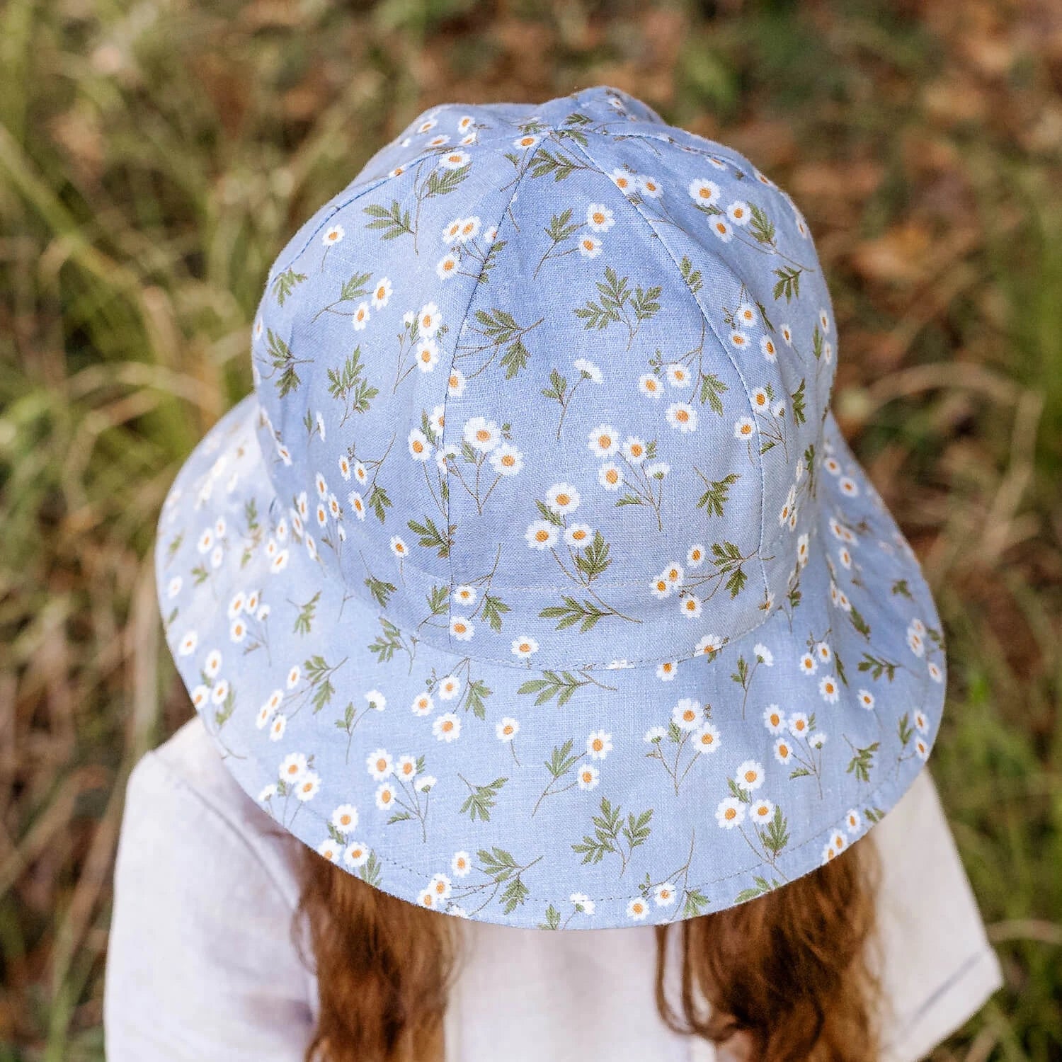 Bedhead Hats| Daisy/Flax 'Wanderer' Panelled Bucket Sun Hat