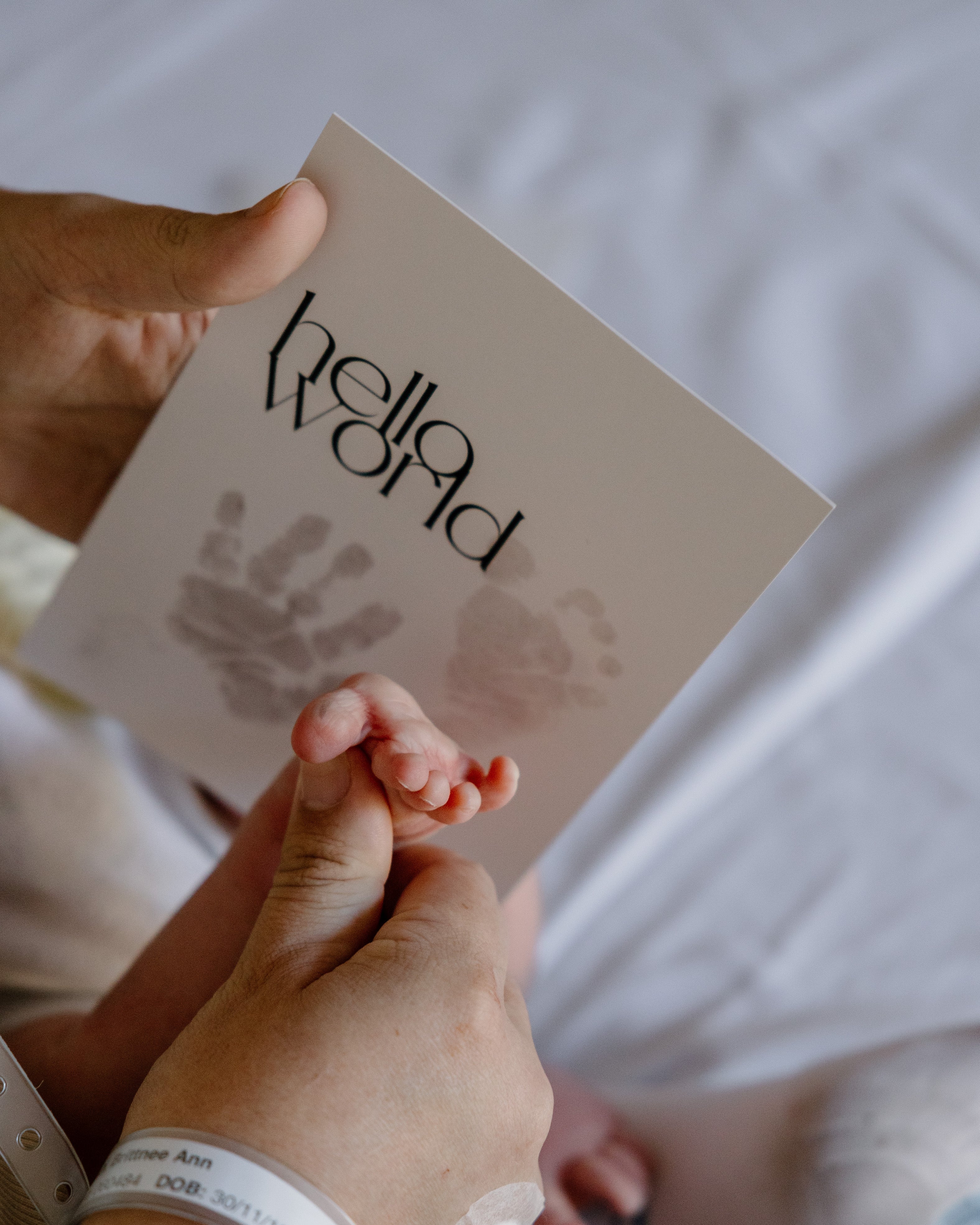 Little Lullaby | Inkless Milestone Cards