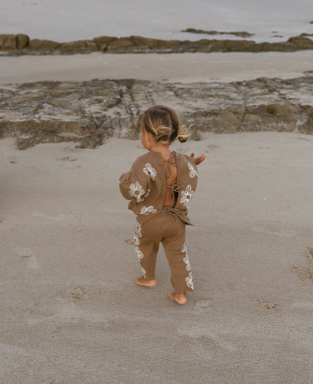 Belle and Sun | Cocoa Flower Pants