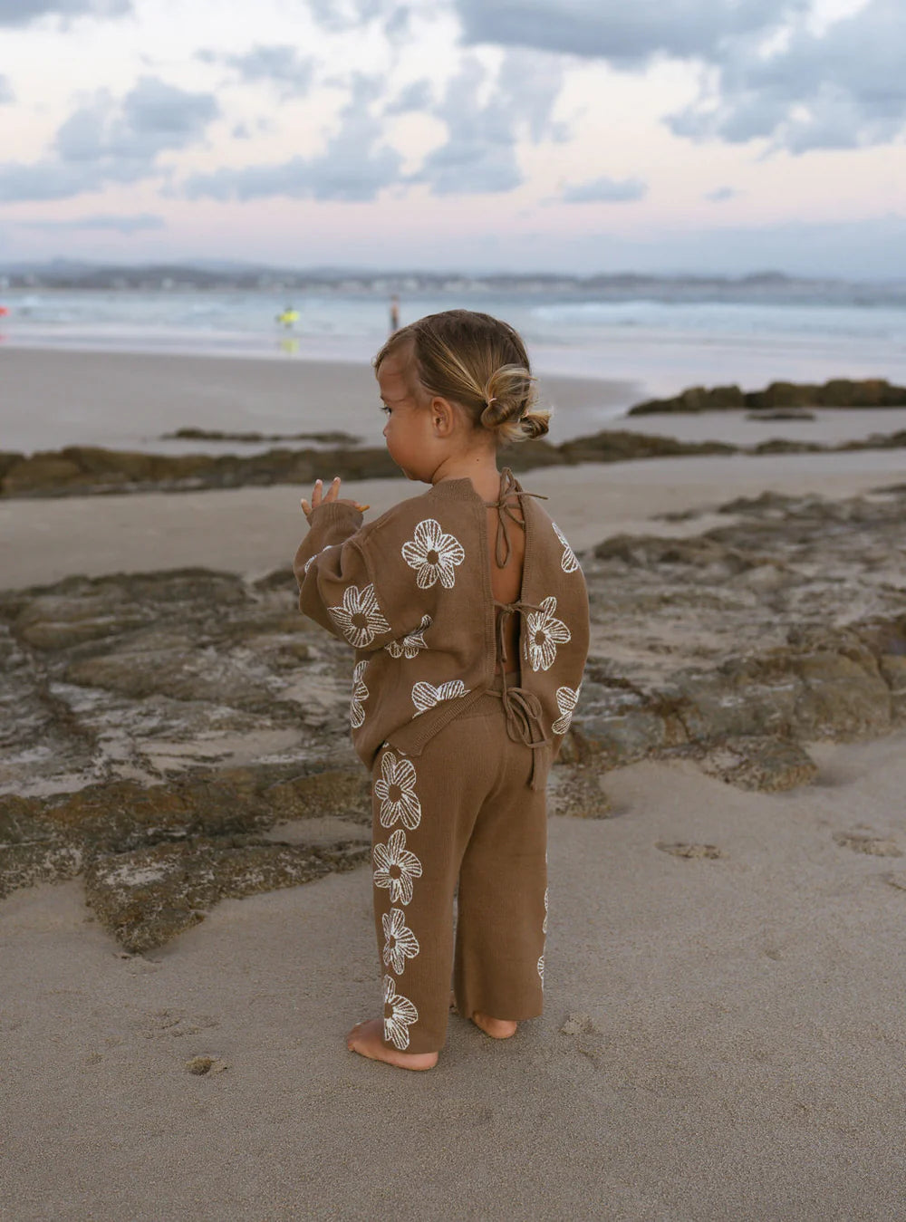 Belle and Sun | Cocoa Flower Pants