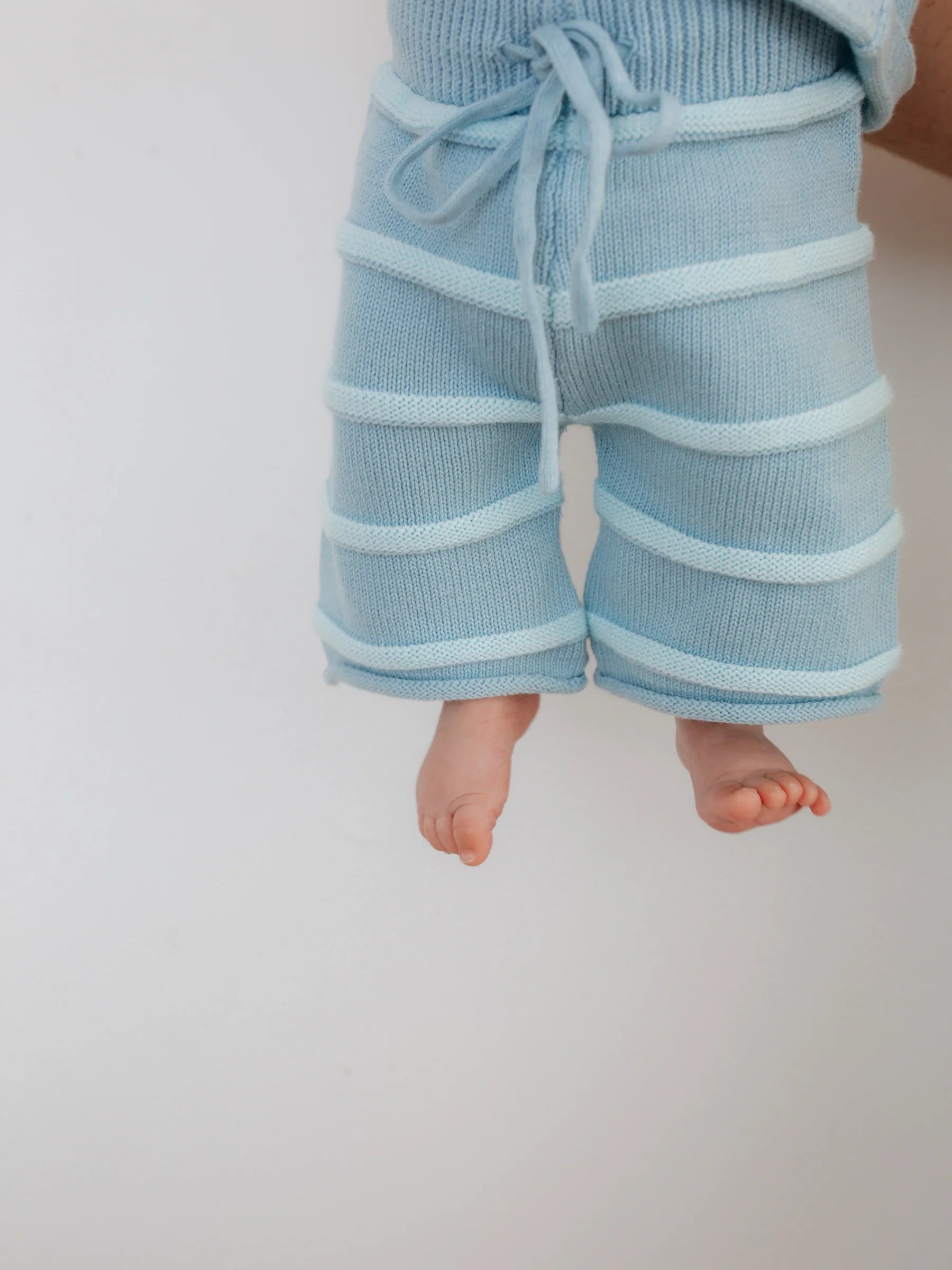 ZIGGY LOU | CROPPED PANTS | BLU *DAMAGED* please read description
