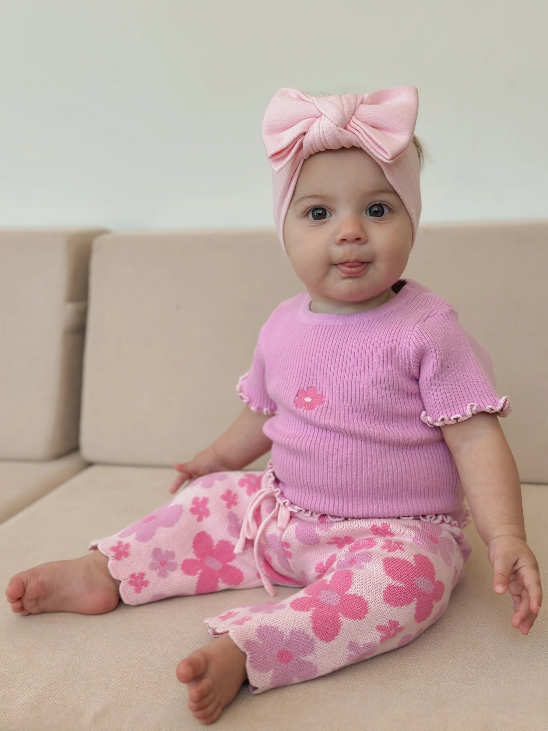 ZIGGY LOU | RIBBED TEE | LILA