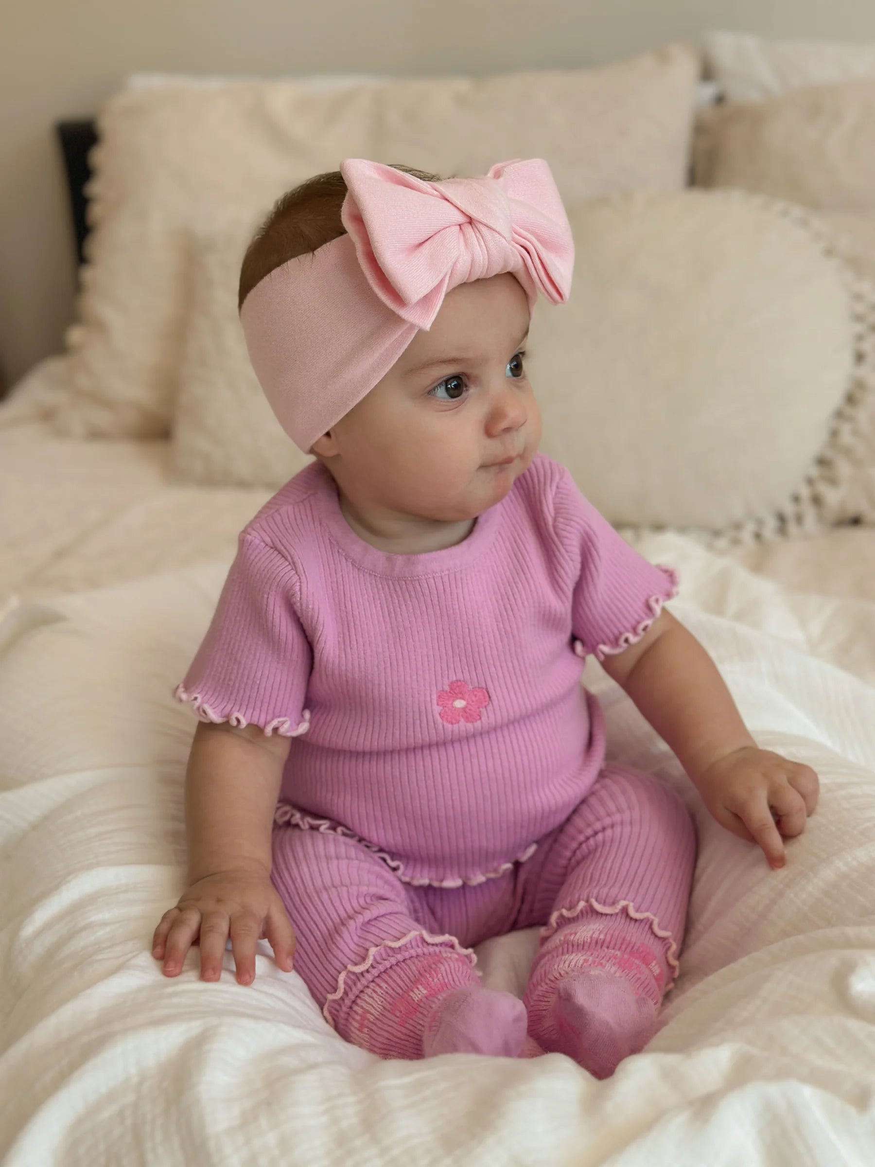 ZIGGY LOU | RIBBED TEE | LILA