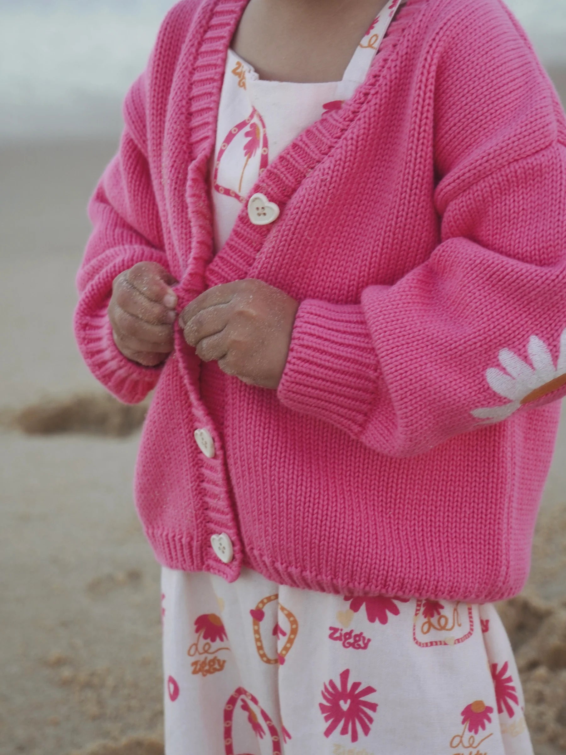 ZIGGY LOU | CARDIGAN | RASPBERRY