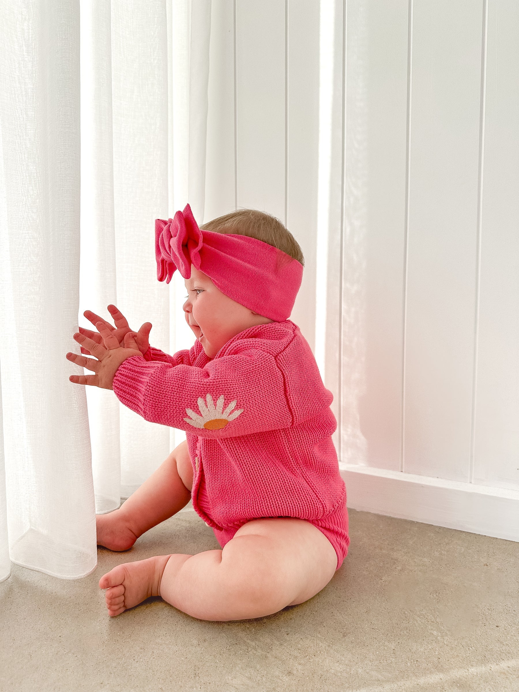 ZIGGY LOU | CARDIGAN | RASPBERRY