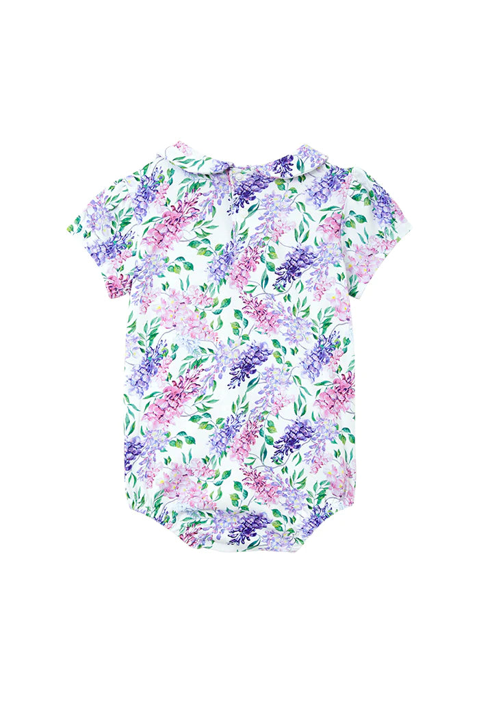 Milky Clothing Wisteria Collared Bubbysuit