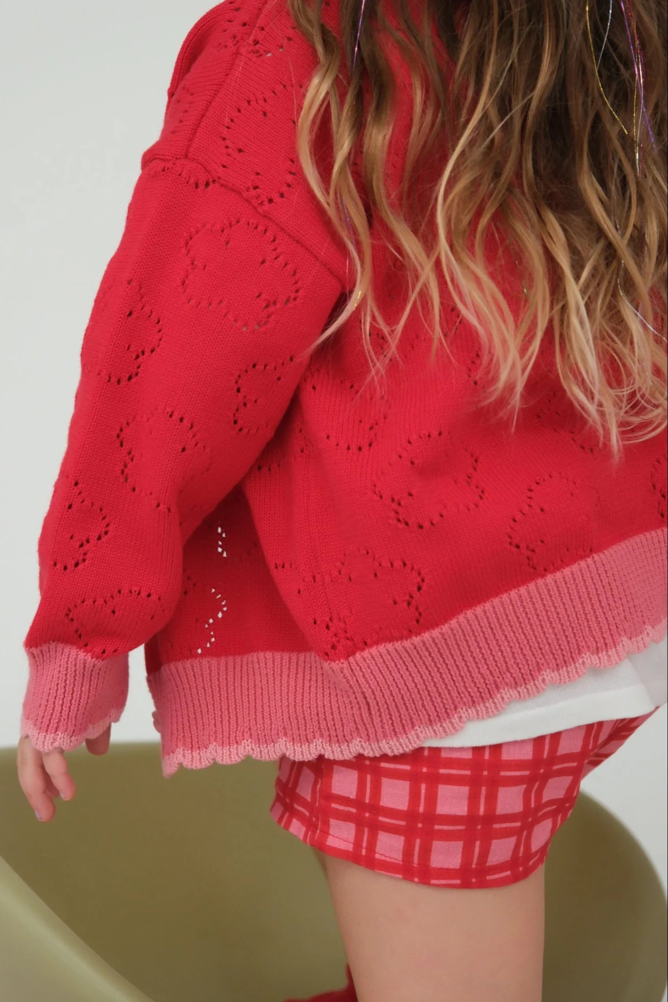 ZIGGY LOU | CARDIGAN | SCARLET