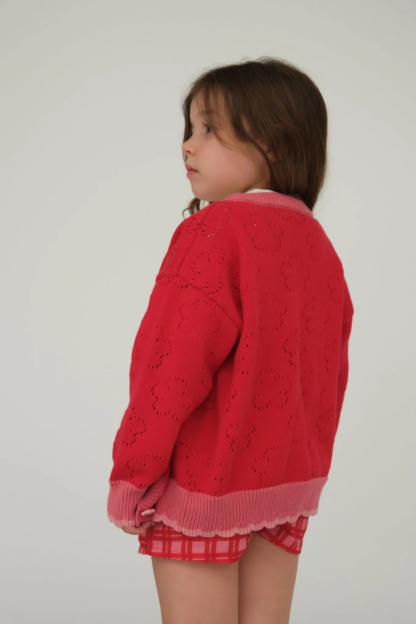 ZIGGY LOU | CARDIGAN | SCARLET
