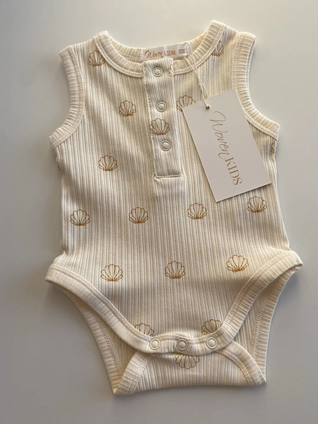 Woven Kids Seashell Bodysuit