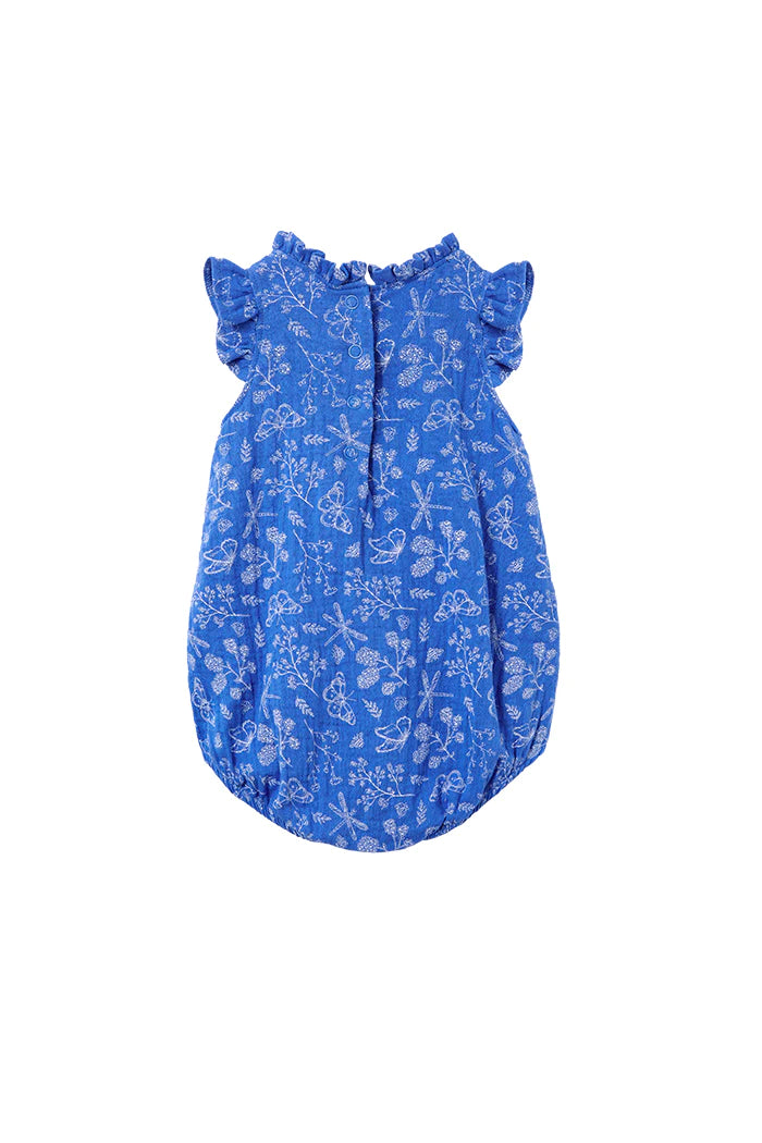 Milky Clothing Dragonfly Crinkle Cotton Playsuit.