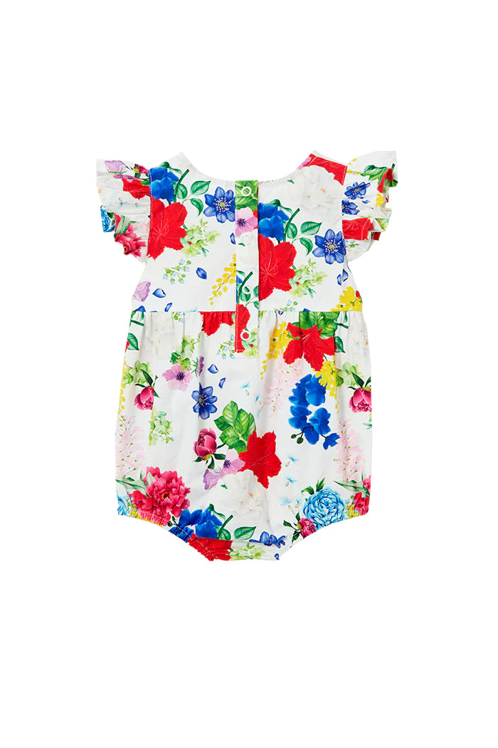 Milky Clothing Hibiscus Poplin Playsuit