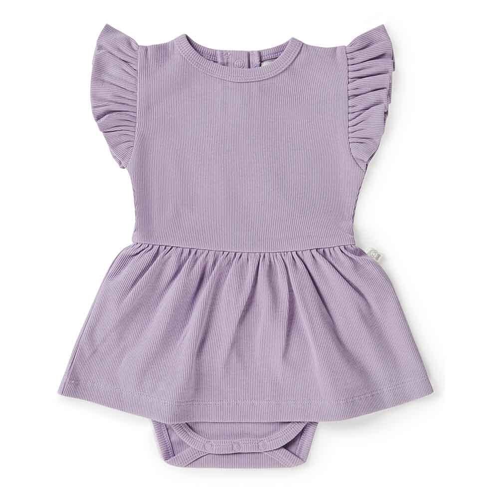 Snuggle Hunny Kids Organic Dress | Jacaranda