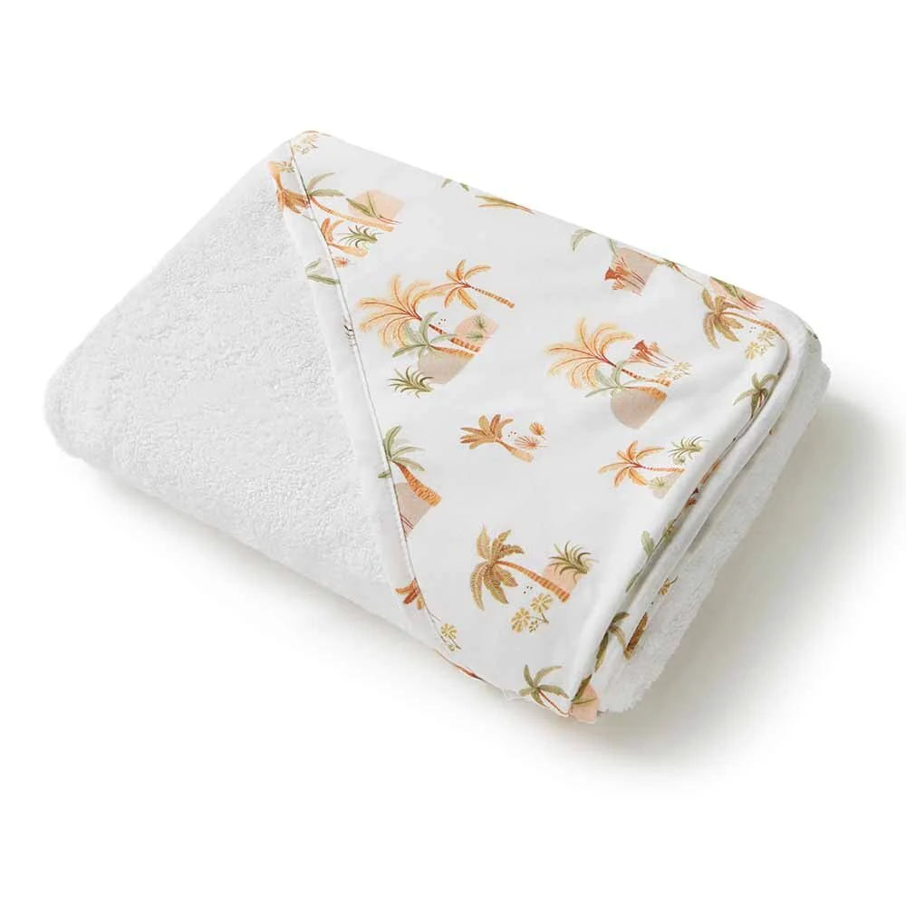 Snuggle Hunny Kids Organic Hooded Baby Towel | Palm Springs