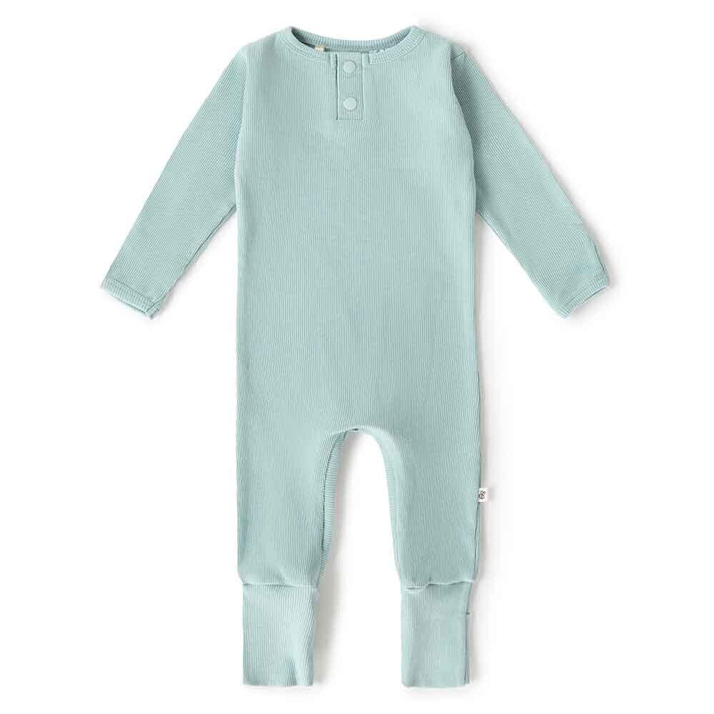 Snuggle Hunny Kids Organic Growsuit | Sage