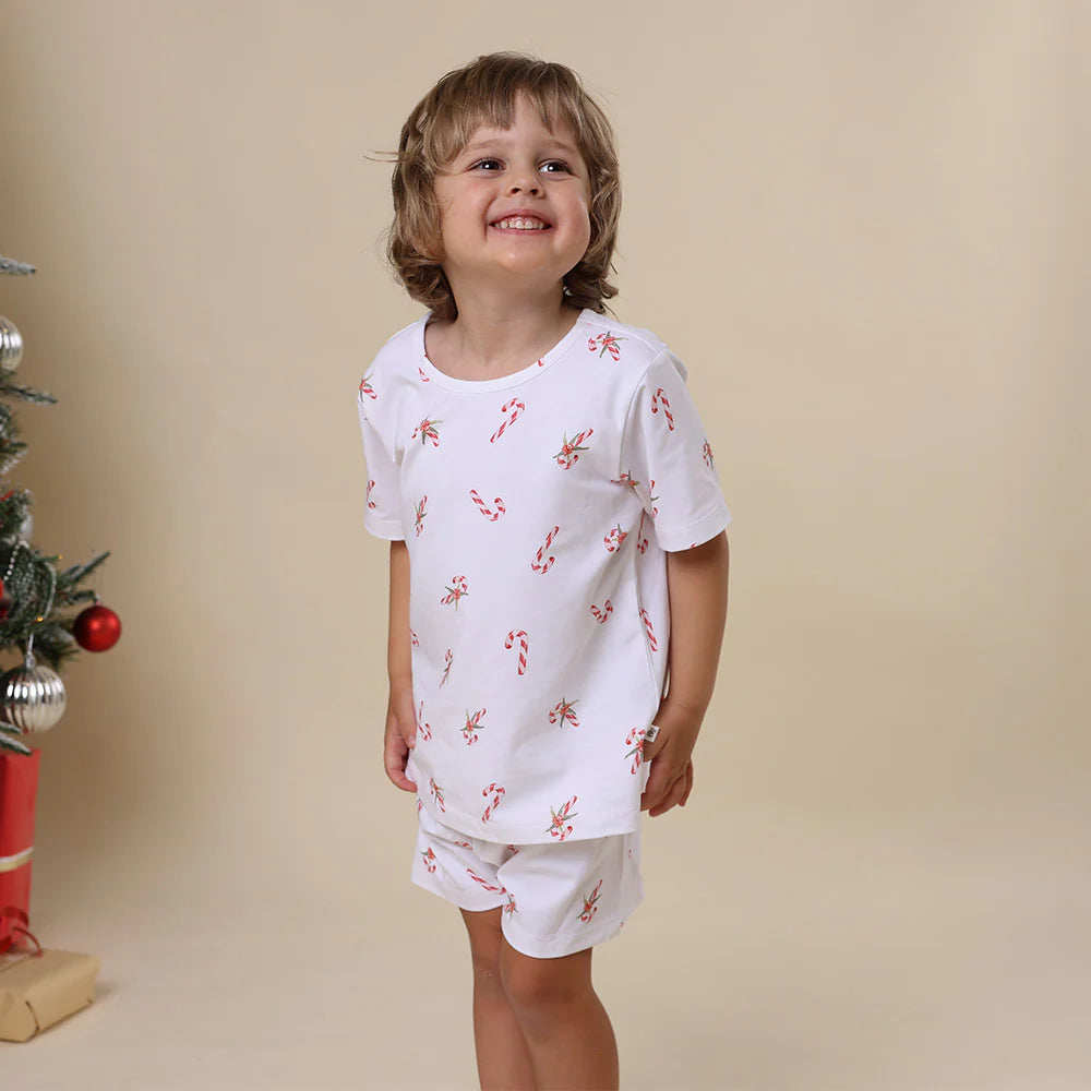Snuggle Hunny Kids | Candy Cane Christmas PJ Set