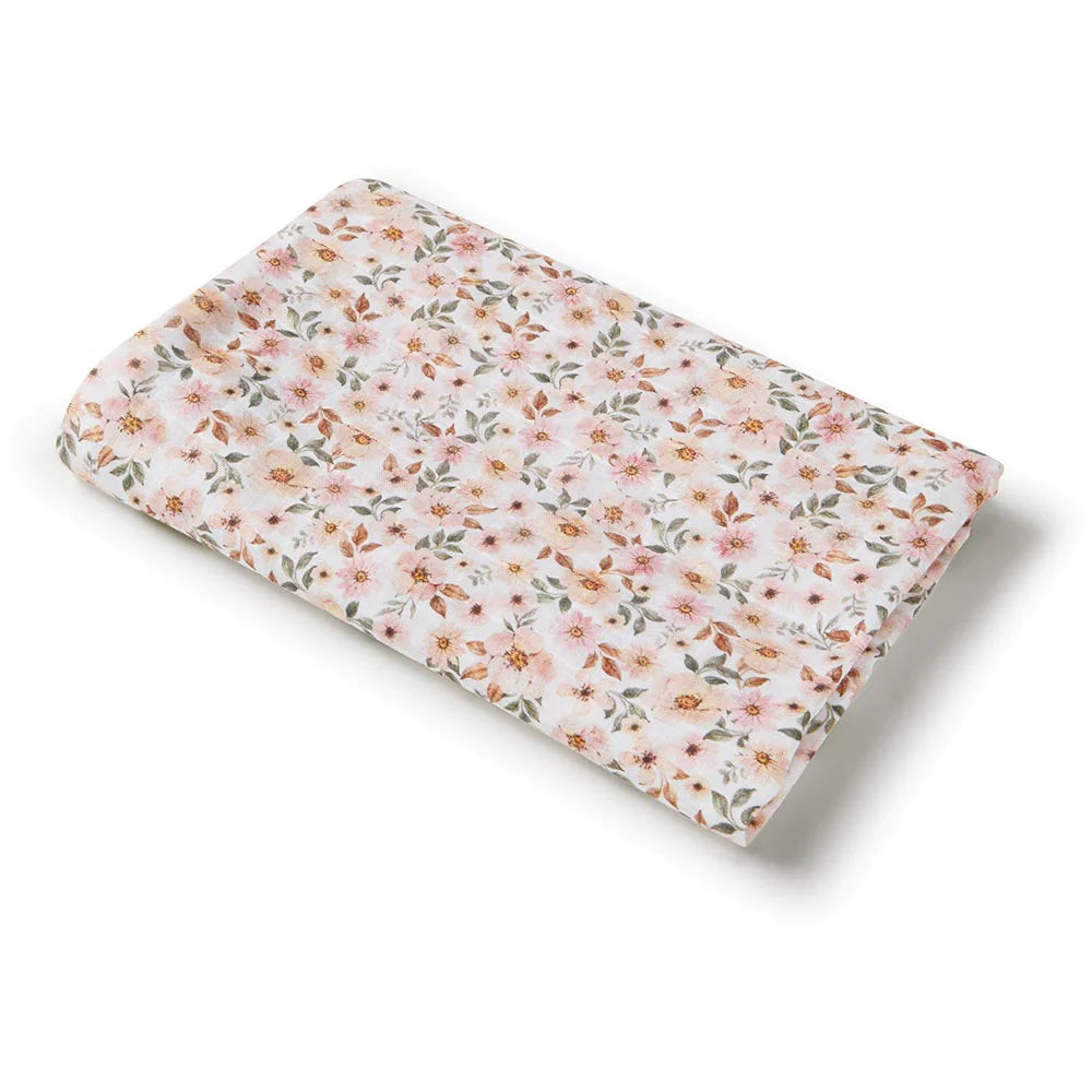 Snuggle Hunny Kids Organic Muslin Wrap | Spring Floral