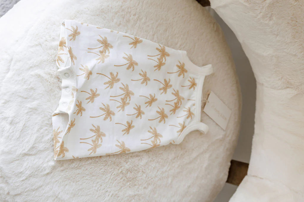 Woven Kids Palm Tree Romper