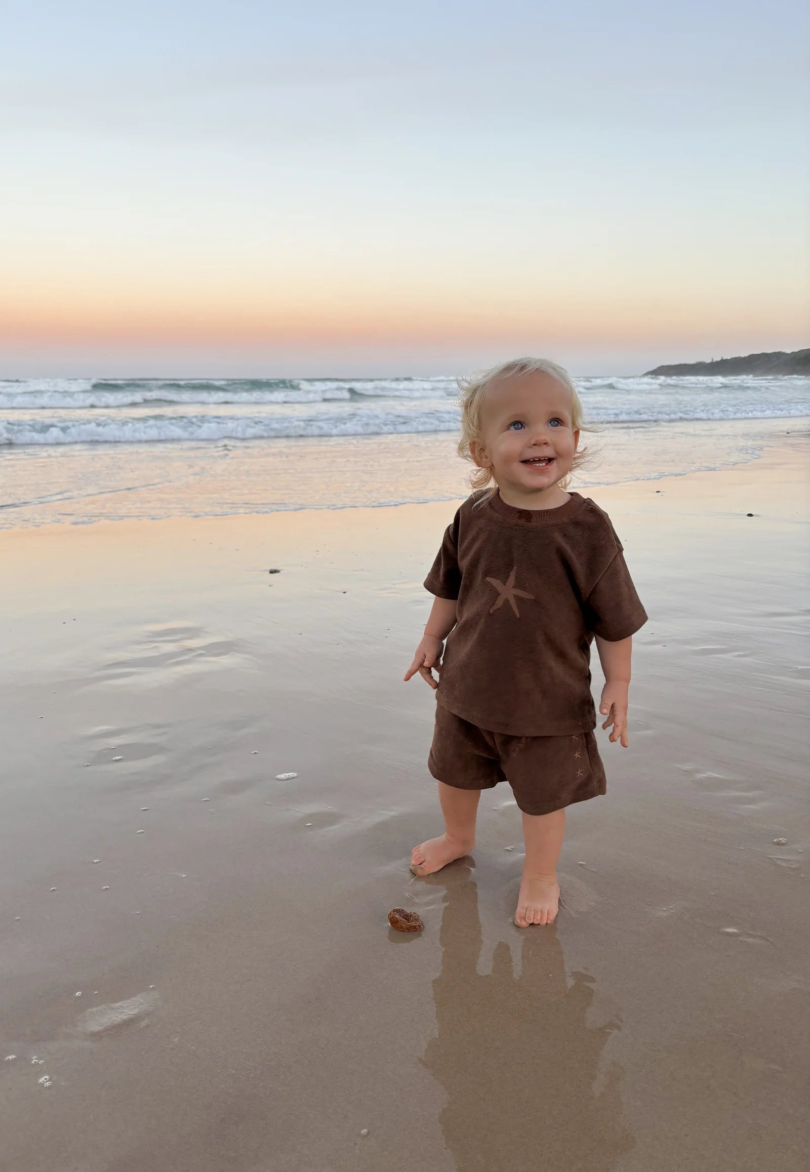 Belle and Sun | Sea Star Terry Shorts