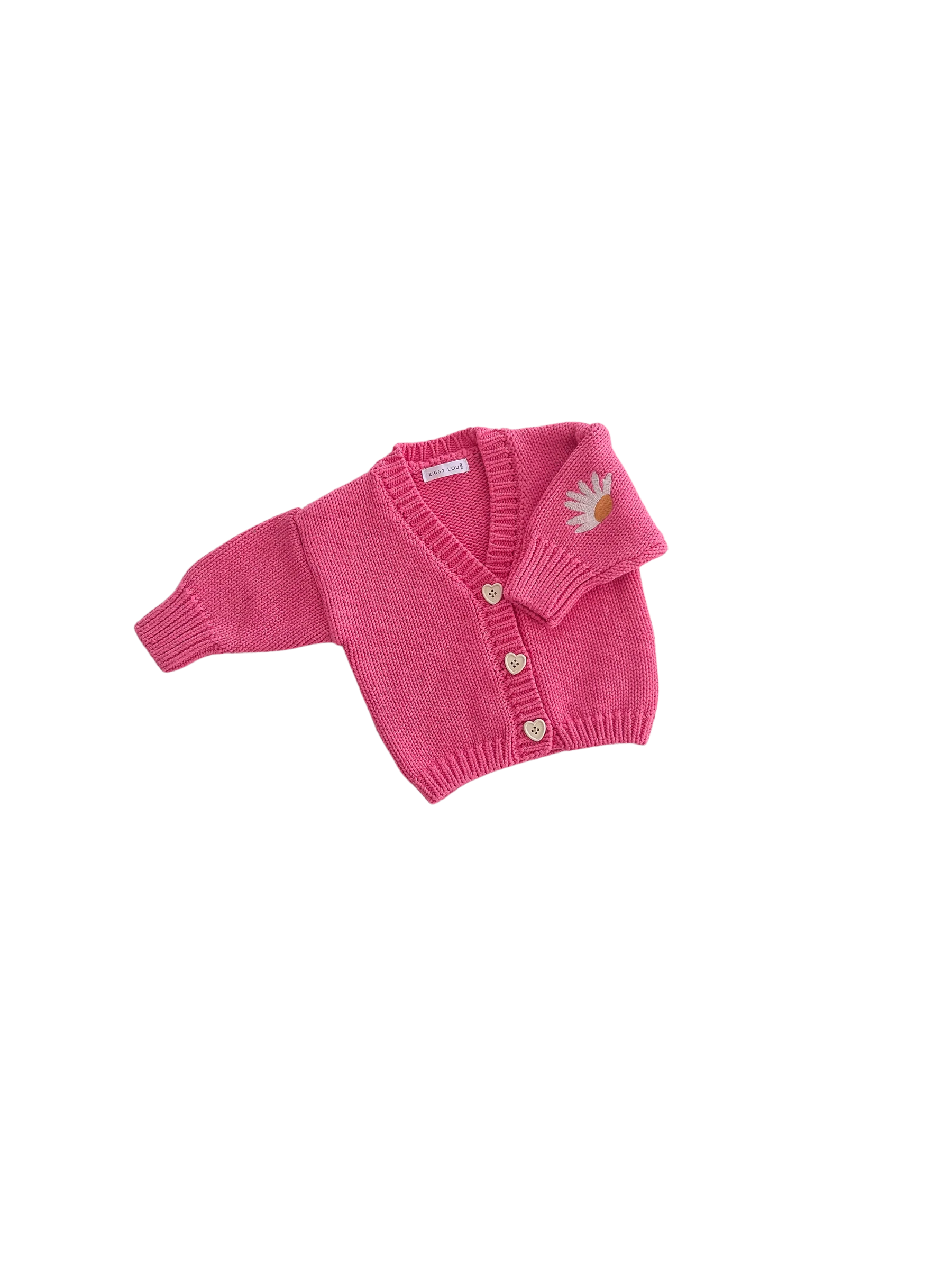 ZIGGY LOU | CARDIGAN | RASPBERRY