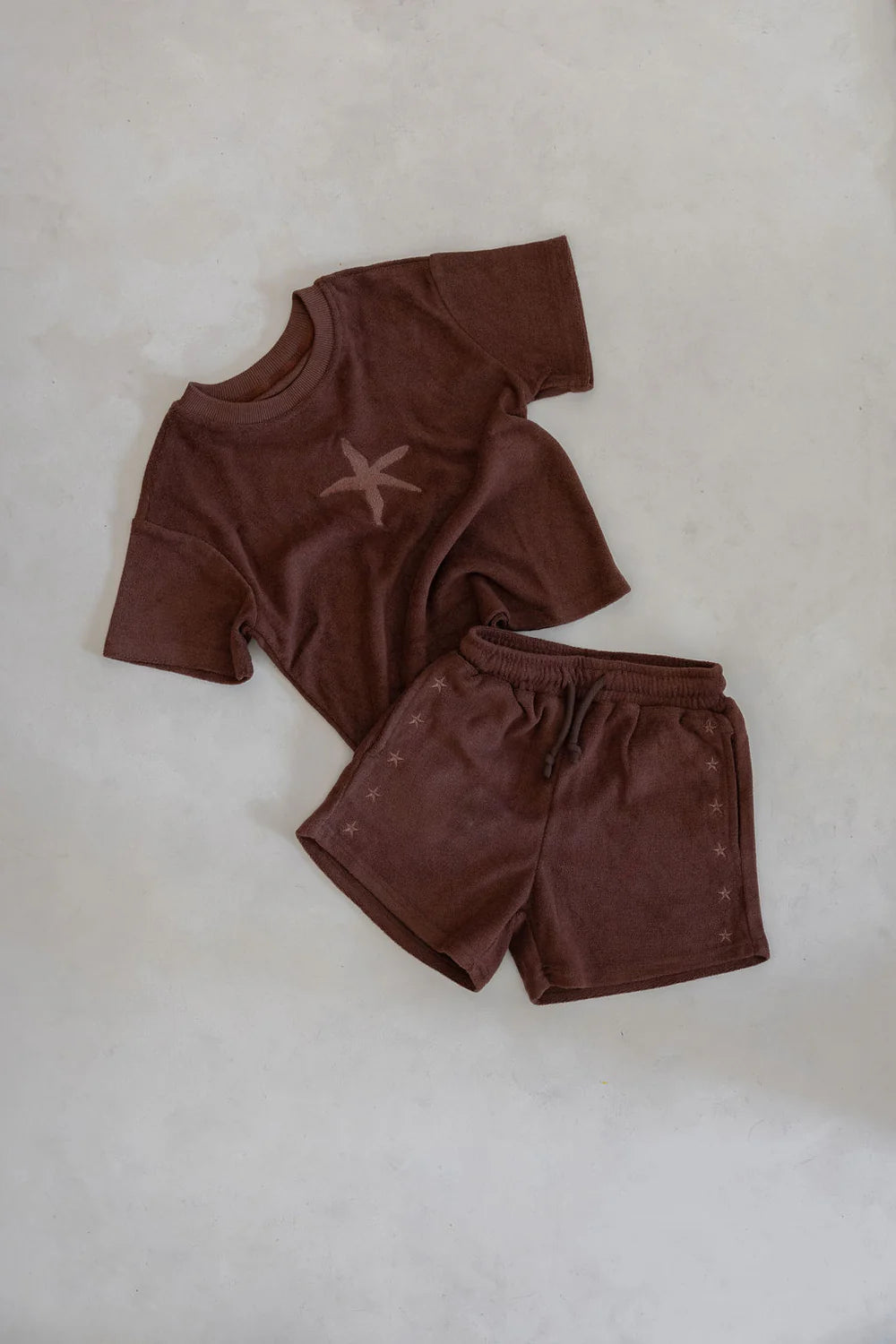 Belle and Sun | Sea Star Terry Shorts