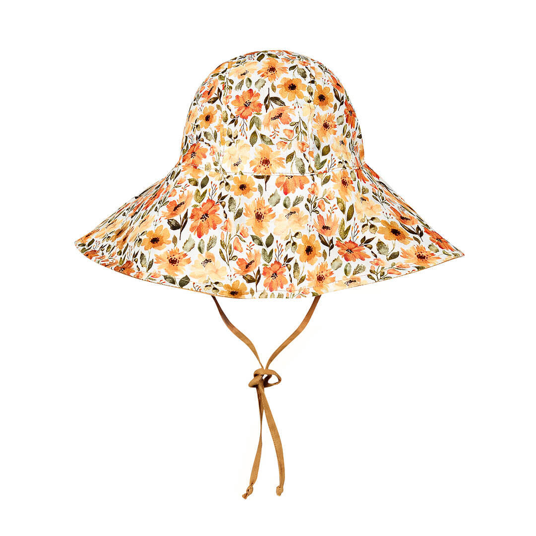 Bedhead Hats | Margaret / Maize 'Sightseer' Girls Wide-Brimmed Sun Bonnet