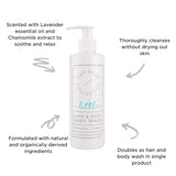 The Base Collective | Magnesium & Lavender Hair + Body Wash 250ml