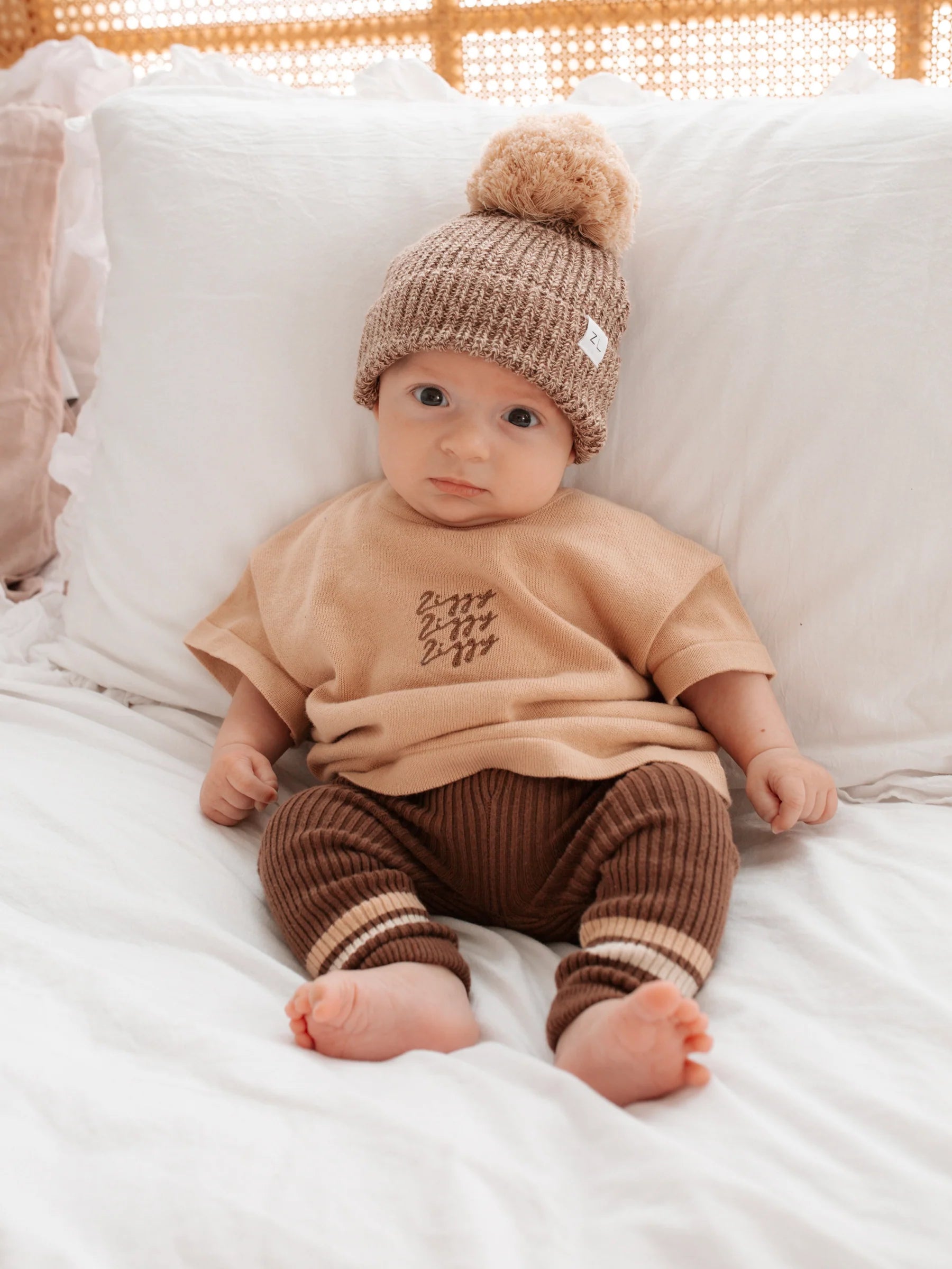 ZIGGY LOU | SIGNATURE TEE | PECAN (KIDS)