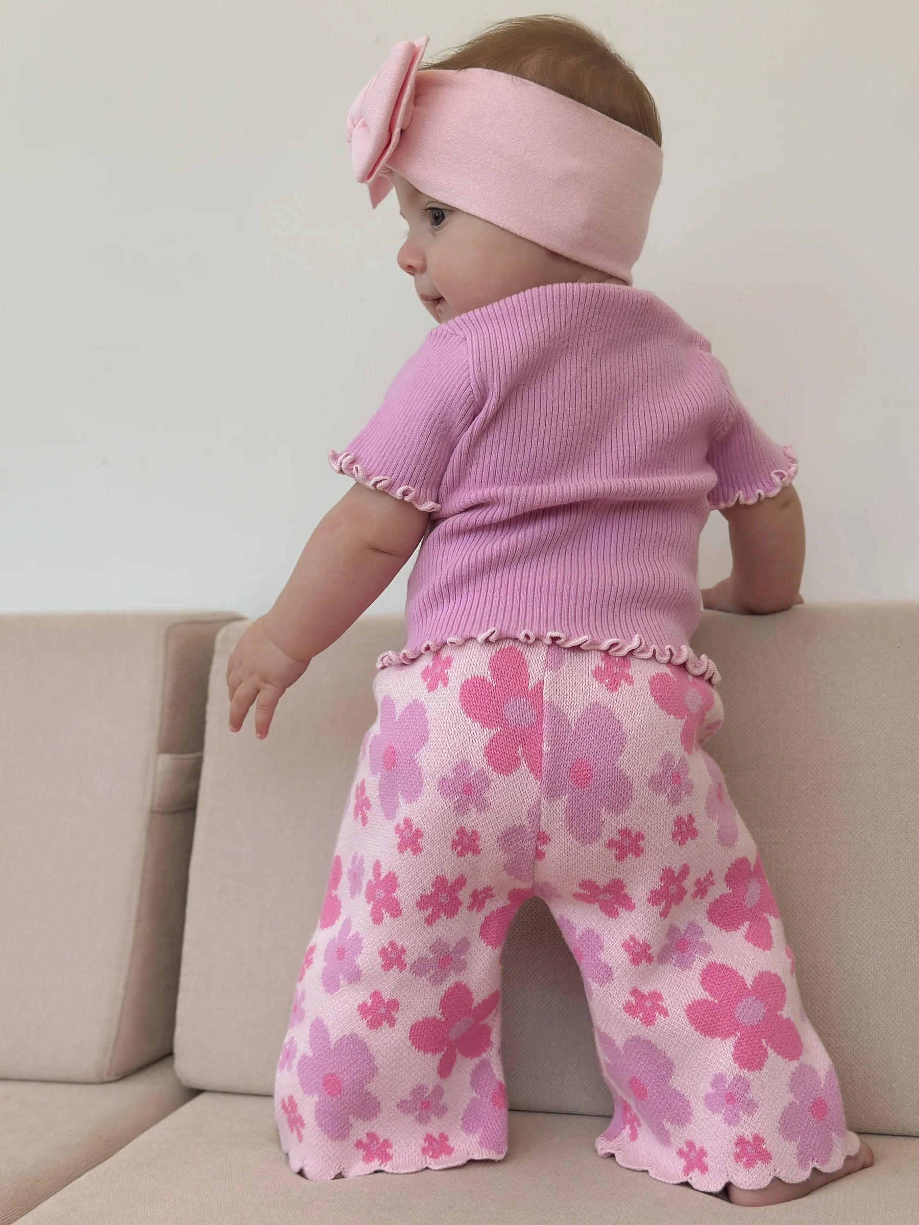 ZIGGY LOU | RIBBED TEE | LILA