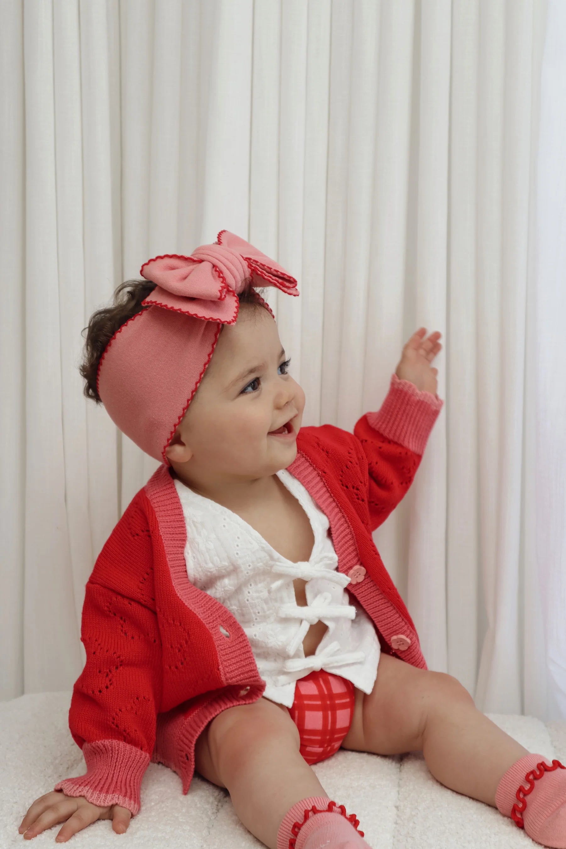 ZIGGY LOU | CARDIGAN | SCARLET