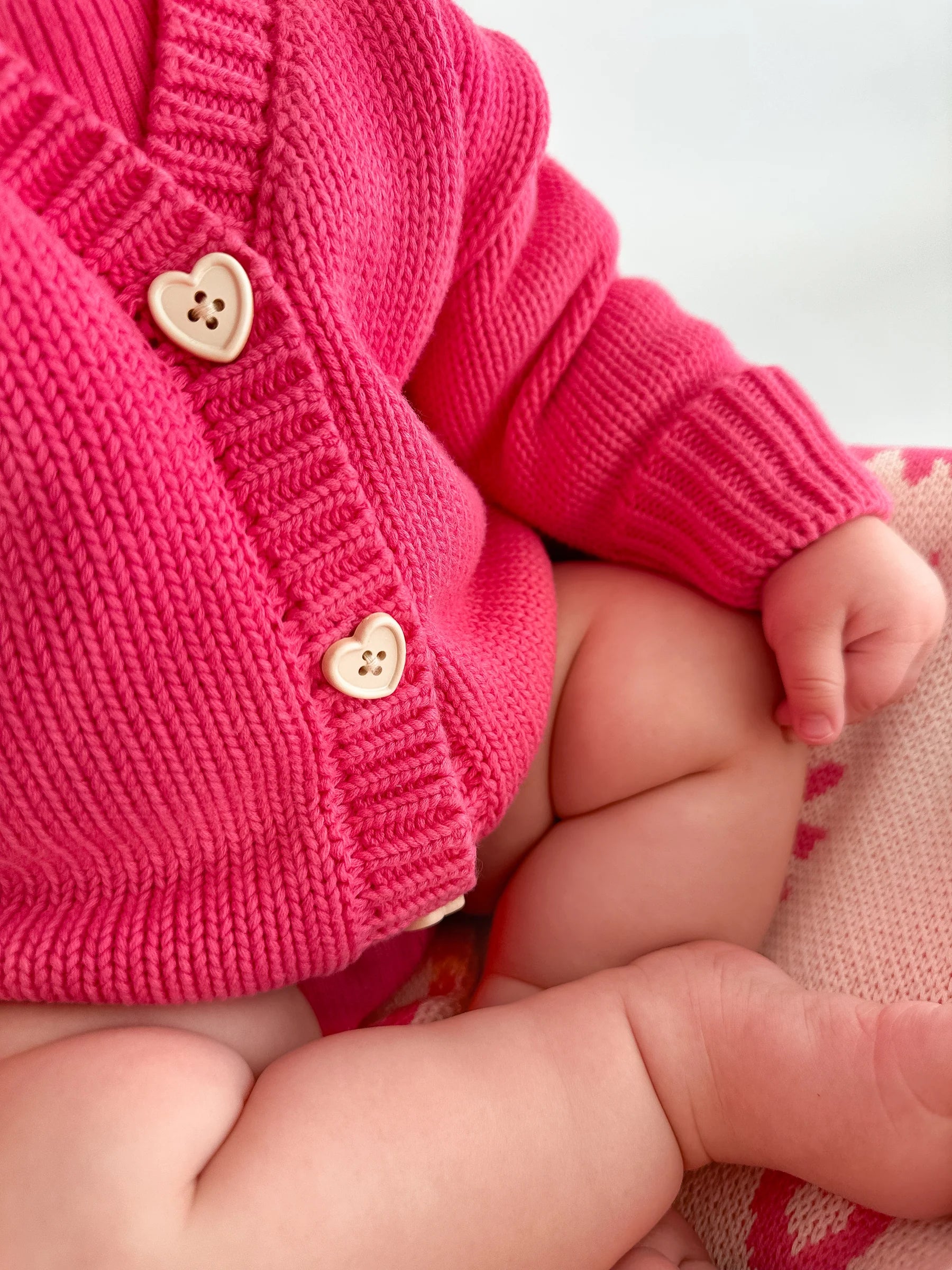 ZIGGY LOU | CARDIGAN | RASPBERRY