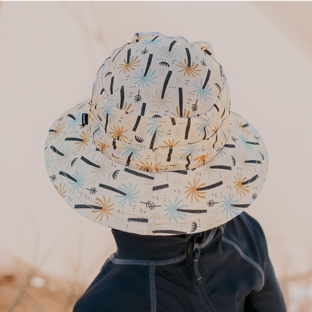 Bedhead Hats | Kids Classic Swim Bucket Beach Hat - Palm