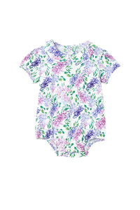Milky Clothing Wisteria Collared Bubbysuit