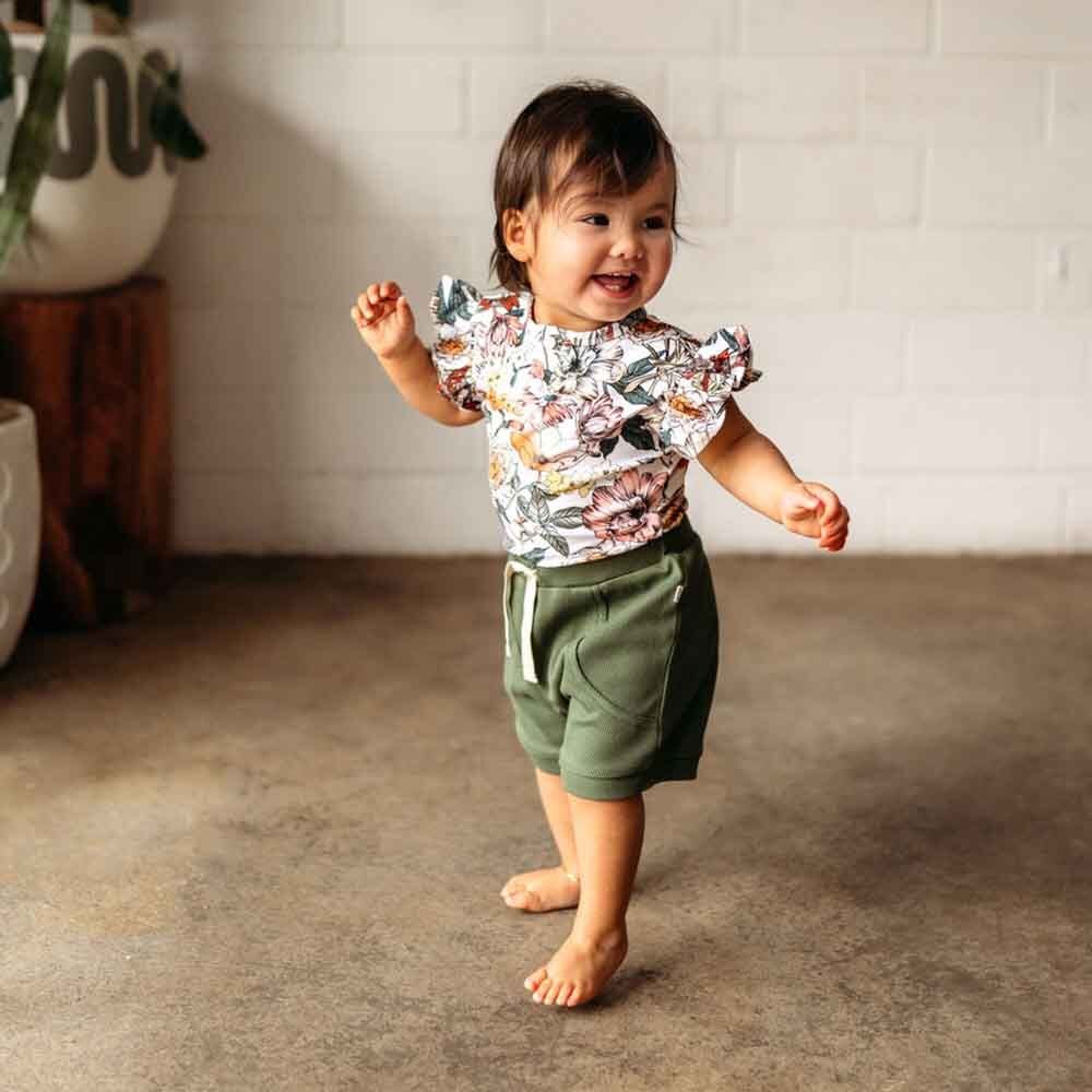 Snuggle Hunny Kids Organic Short Sleeve Bodysuit | Australiana