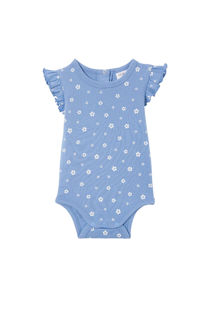 Milky Clothing Cornflower Frill Bubbysuit
