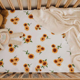 Snuggle Hunny Kids | Sunflower Fitted Cot Sheet