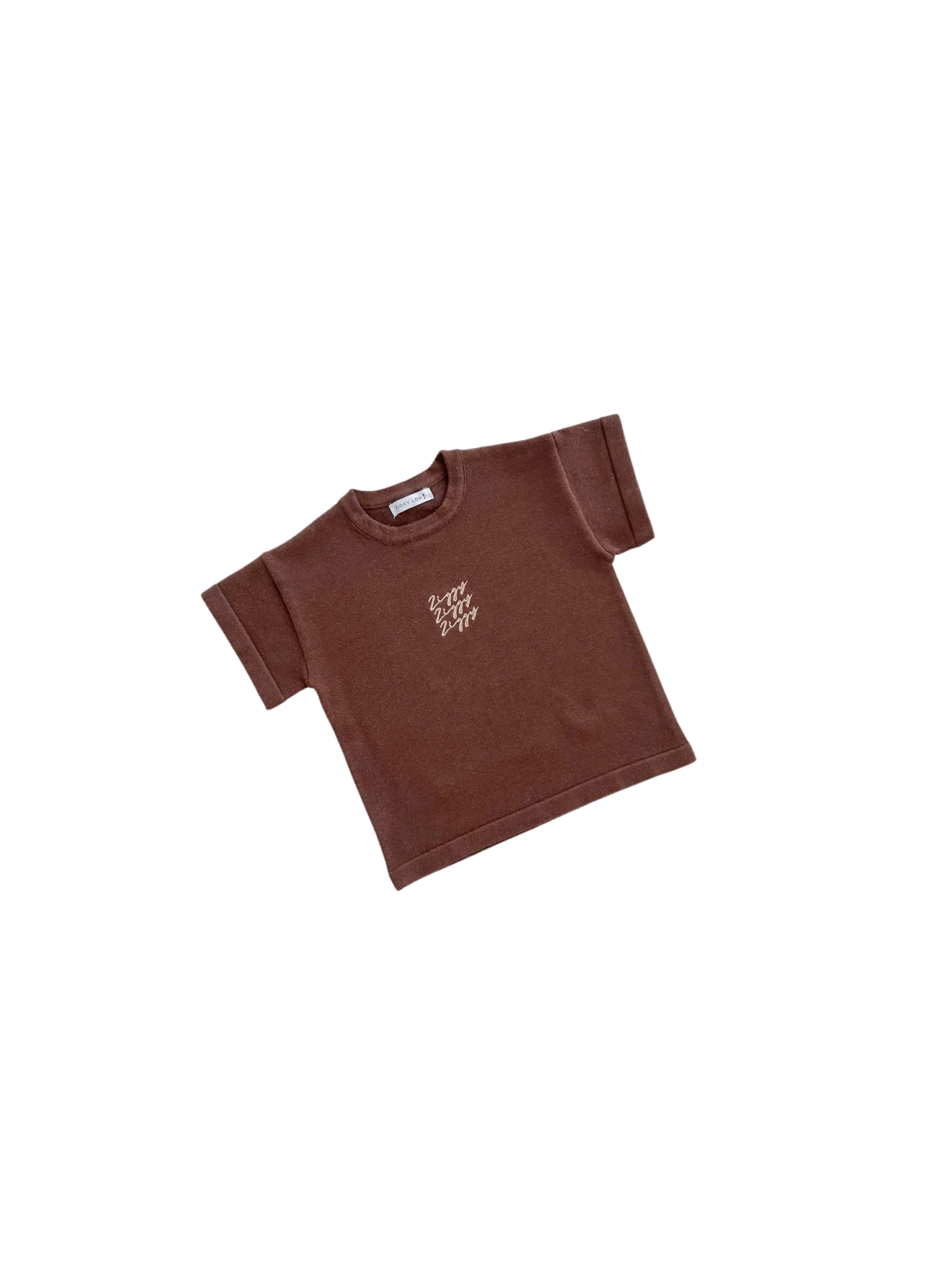 ZIGGY LOU | SIGNATURE TEE | CHOCOLATE (KIDS)