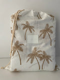 Woven Kids Palm Tree Linen Playmat