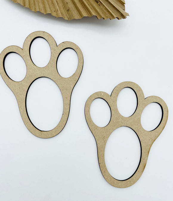 Timber Tinkers | Easter Bunny Foot Prints