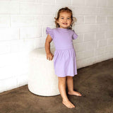 Snuggle Hunny Kids Organic Dress | Jacaranda