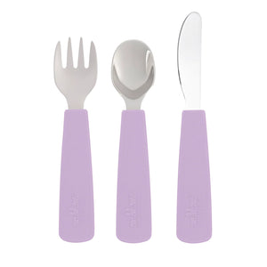 We Might Be Tiny Toddler Feedie Cutlery Set | Lilac