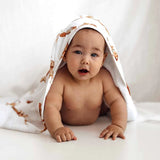 Snuggle Hunny Kids Organic Hooded Baby Towel | Lion