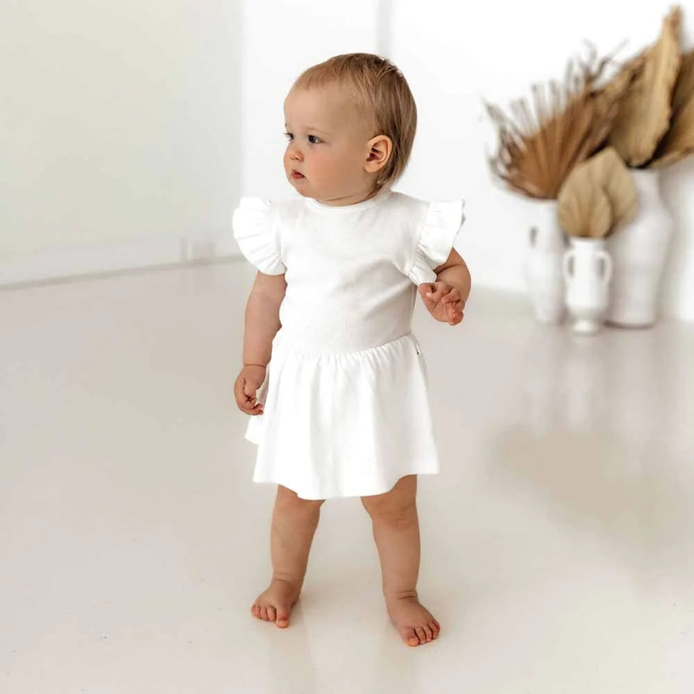 Snuggle Hunny Kids Organic Dress | Milk