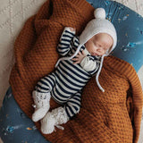 Snuggle Hunny Kids Organic Growsuit | Moonlight Stripe