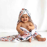 Snuggle Hunny Kids Organic Hooded Baby Towel | Rainbow Baby