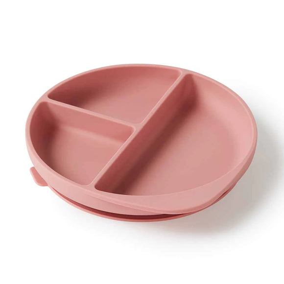 Snuggle Hunny Kids Silicone Suction Plate | Rose
